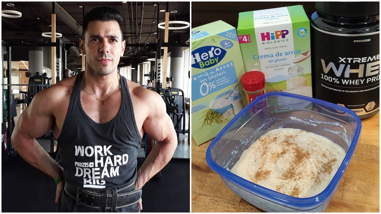 CREMA DE ARROZ PROTEICA | RECETA RÁPIDA PARA GANAR MASA MUSCULAR