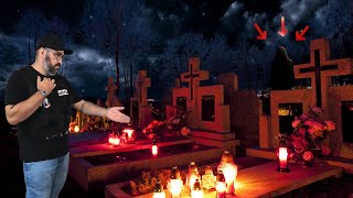 SOZINHO NO CEMITÉRIO! VI UM FANTASMA E FOI A COISA MAIS ASSUSTORA QUE JÁ VI!