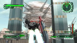【地球防衛軍6】DLCの汚染地帯 後編をDLC装備無しでクリアする動画 DLC1 M17 汚染地帯 後編 INF 初期体力フェンサー