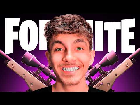 SÓ VALE SNIPER NA SOLO VS SQUAD NO FORTNITE!