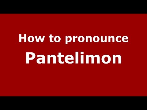 How to pronounce Pantelimon