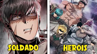Quando um SOLDADO de Rank MÉDIO é o ÚNICO Preocupado em SALVAR O MUNDO! Manhwa recap