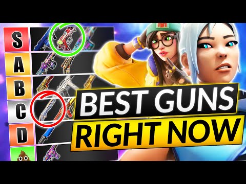 NEW UPDATED GUNS Tier List - Ranking EVERY Weapon BEST to WORST - Valorant Guide