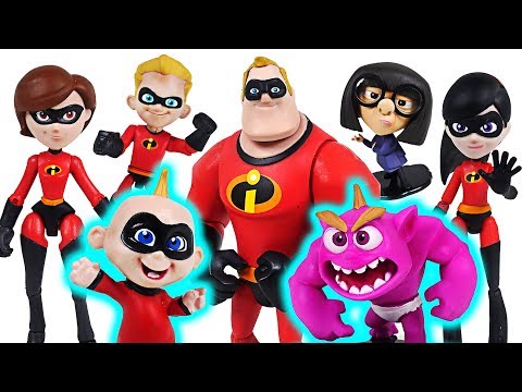 Giant Ogre appeared! Disney Incredibles 2 transform Jack-Jack and family! Go! - DuDuPopTOY