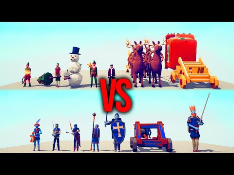 HOLIDAY TEAM vs EVERY FACTION #103 | TABS - Totally Accurate Battle Simulator