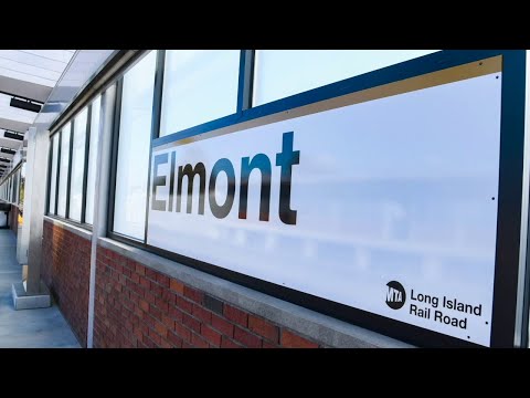 NY Long Island Railroad’s New Elmont Train Station