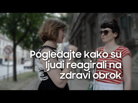 Pogledajte kako su ljudi reaglirali na zdravi obrok