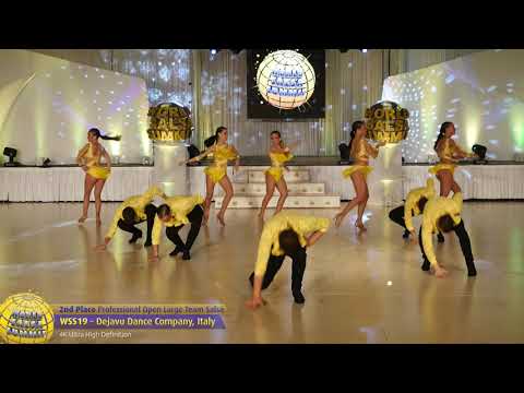 WSS19 - Dejavu Dance Company Pro Open Large Team Salsa 2nd Place