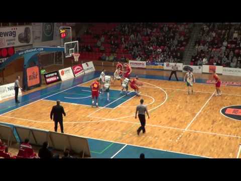 BC Prievidza - KB Košice (záver 1. polčasu)