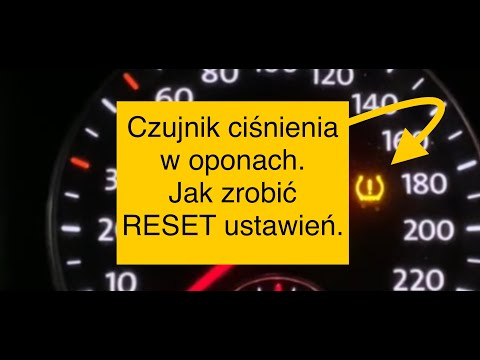 Reset kontrolki braku ciśnienia w oponach jak to zrobić ? VW czujnik ciśnienia w oponach