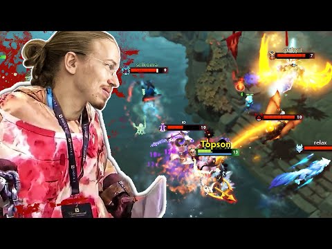 How Topson plays PUDGE MID this time...🪝🥩