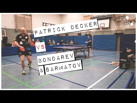 Patrick Decker vs. Bondarev & Sarmatov (TTS Borsum X VfR Fehlheim | 3. Bundesliga Tischtennis 2021)