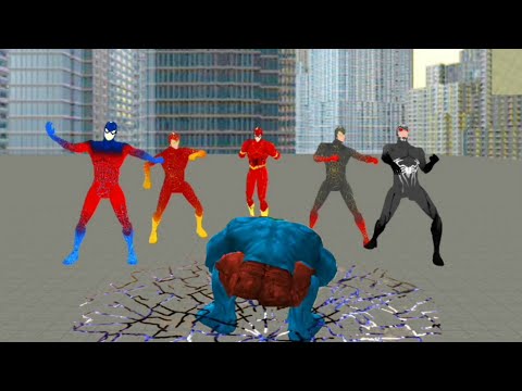 Spider Hero Vs Monster Vs Fake Spider | Flying Spider Superhero Rescue Missions - Android GamePlay