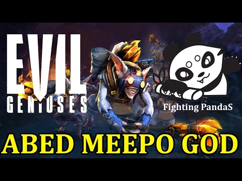 Abed MEEPO GOD 24 mins GG -EG VS Fighting PandaS Game 2 LA Major Qualifiers Dota 2 (7.24)
