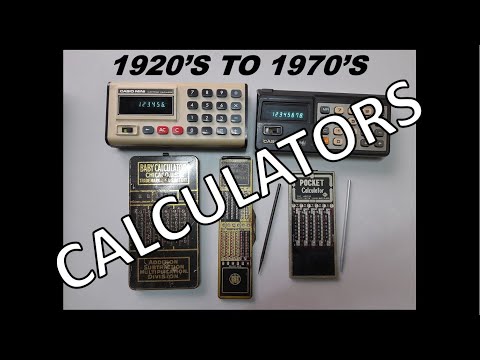 A Collection of Vintage Calculators | 1920's to 1970's | Hobby