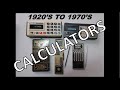 A Collection Of Vintage Calculators 1920 S To 1970 S Hobby