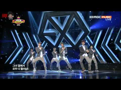 [720p HD] 130807 EXO 엑소 - Growl 으르렁 @ Music Show Champion