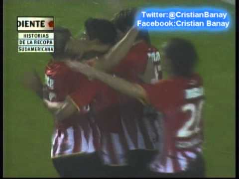 Liga de Quito 2 Estudiantes 1 Recopa 2009  Los goles Partido de Ida
