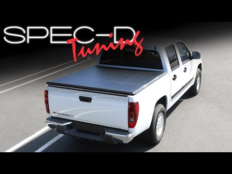 SPECDTUNING INSTALLATION VIDEO: 2004-2012 CHEVY COLORADO TRI-FOLD TONNEAU SOFT COVER