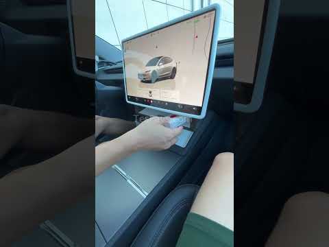 The Best New Under-Screen Storage for Tesla Model 3/Y – Smooth, Silent, & Stylish! #Tesla #ModelY