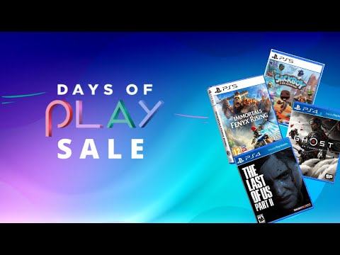 PlayStation Days of  Play Sale Live/ PS5/PS4 GAMES ON SALE