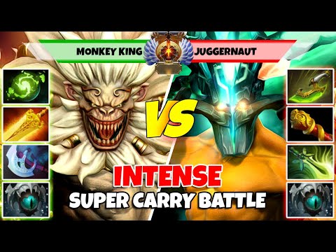 MONKEY KING (Carry) vs JUGGERNAUT (Carry) - Epic Battle Of Immortal Rank Dota 2 Players - Z Dota 2
