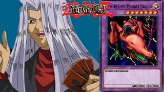 MAXIMILLION PEGASUS CONOCE EL VERDADERO PODER DEL DRAGON DE TRUENO DE CABEZAS GEMELAS Yu-Gi-Oh