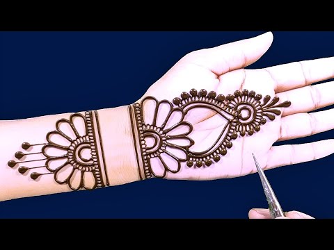 easy simple mehndi design new | arabic mehndi latest design | new latest henna mehandi design