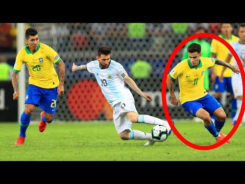 10 SECONDS OF Lionel Messi VS Philippe Coutinho.