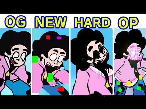 Friday Night Funkin' VS Corrupted Steven OG VS NEW VS HARD VS OP (Come Learn With Pibby x FNF Mod)