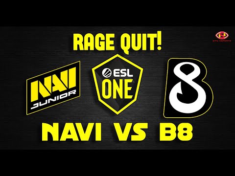 DENDI STORM SPIRIT vs MUERTA !! - INSTANT RAGE QUIT - B8 vs NAVI JUNIOR