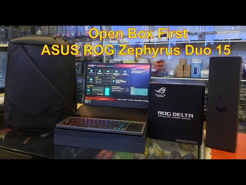 Open Box First ASUS ROG Zephyrus Duo 15   A Dual Screen Gaming