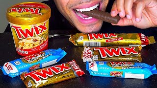 Download lagu ASMR TWIX ICE CREAM COOKIES AND CREAM BARS (LEFT RIGHT) *CHOCOLATE* JERRY CANDY ASMR mp3