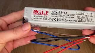 GPV-35-12 Zdroj konstantního napětí 12V 3A 36W