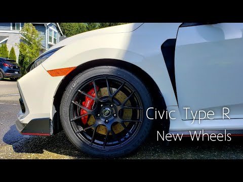 Civic Type R Gets New Wheels| Enkei Raijin Fitment | 1st Place in Auto X