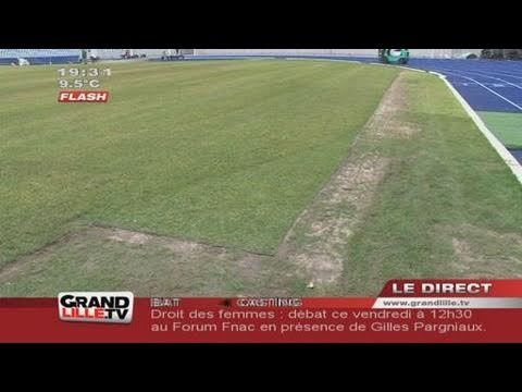 LOSC : Enfin un nouvelle pelouse au stade Lille Métropole