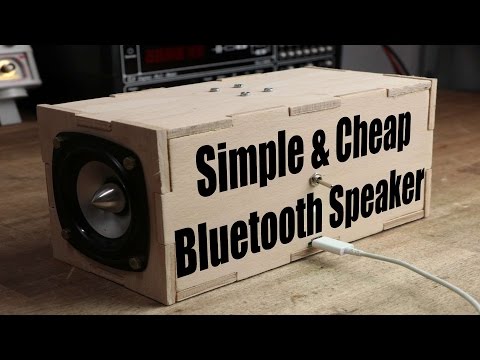Make your own Simple & Cheap Portable Bluetooth Speaker Video