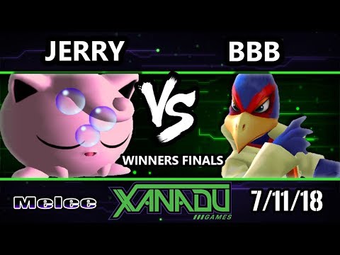 S@X 258 SSBM - Jerry (Jigglypuff) Vs. BBB (Falco) - Smash Melee Winners Finals