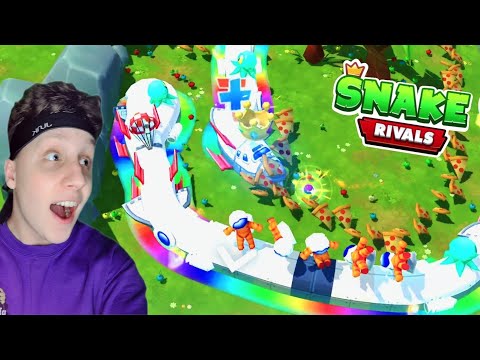 SPACESHIP KING! EPIC PRO GAMEPLAY w/ NEW FRIENDS! Snake Rivals Zero To Hero! ‹ YROR ›