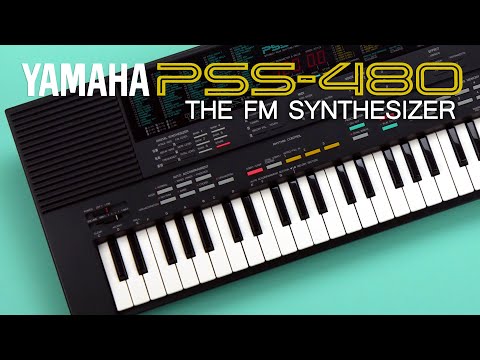 Yamaha PSS-480 1988 FM synth Casio kawai home keyboard toy W/Power Supply image 2