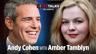 Andy Cohen in conversation with Amber Tamblyn at Live Talks Los Angeles