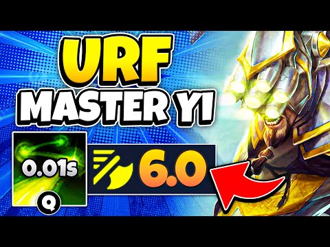 *URF 2025* Master Yi, but I have 6.0 Attack Speed and No Q Cooldown