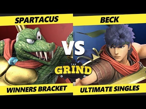 The Grind 121 Online Winners Round 1 - Spartacus (K Rool) Vs. Beck (Ike) Smash Ultimate - SSBU