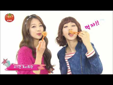 130224 인기가요 나인뮤지스(9Muses, Nine Muses) - 토마토송
