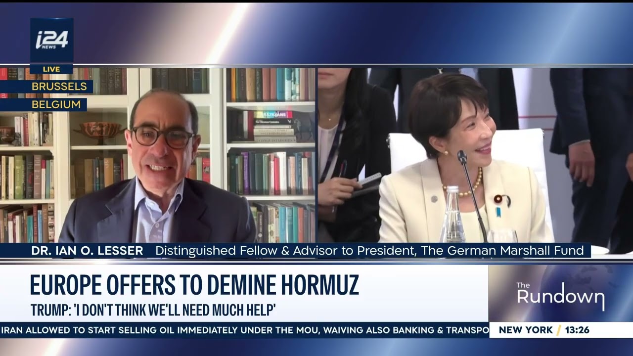 Dr. Ian Lesser on i24News