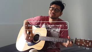 Download lagu #LOVESONGS Because of You  (Cover Keith Martin) mp3