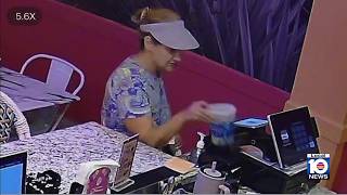 Tip jar theft caught on camera at Miami restaurant