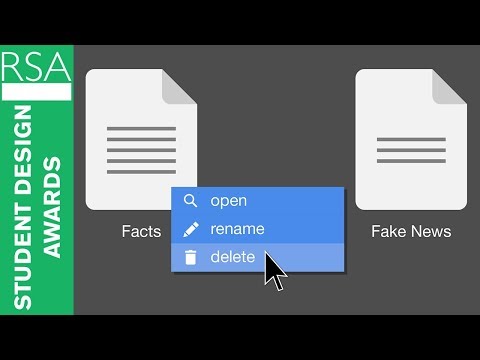 後真相|RSA學生設計獎得主|移動圖片 (Post-Truth | RSA Student Design Awards Winner | Moving Pictures)