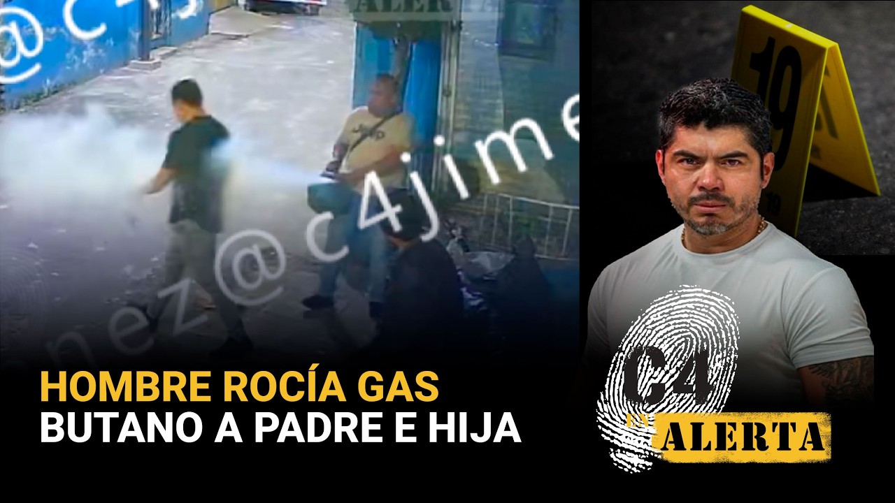 Sujeto en estado de ebriedad rocía gas butano a hombre y menor de 9 años en Iztapalapa