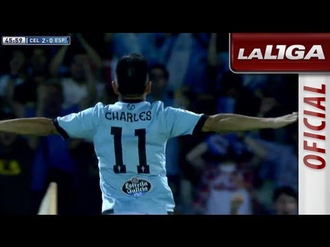 Gol de Charles (2-0) en el Celta de Vigo - RCD Espanyol - HD